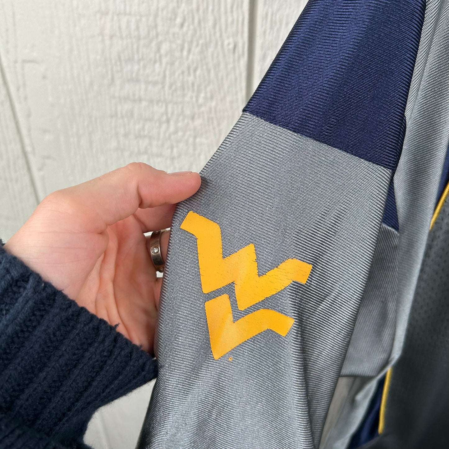 Y2K WVU Number 12 Geno Smith Nike Jersey (XL)