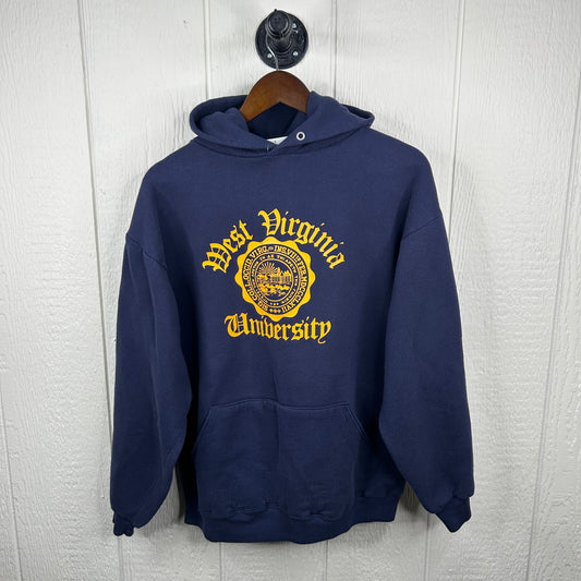 Vintage 80s West Virginia University Heavy Weight Hoodie (L)