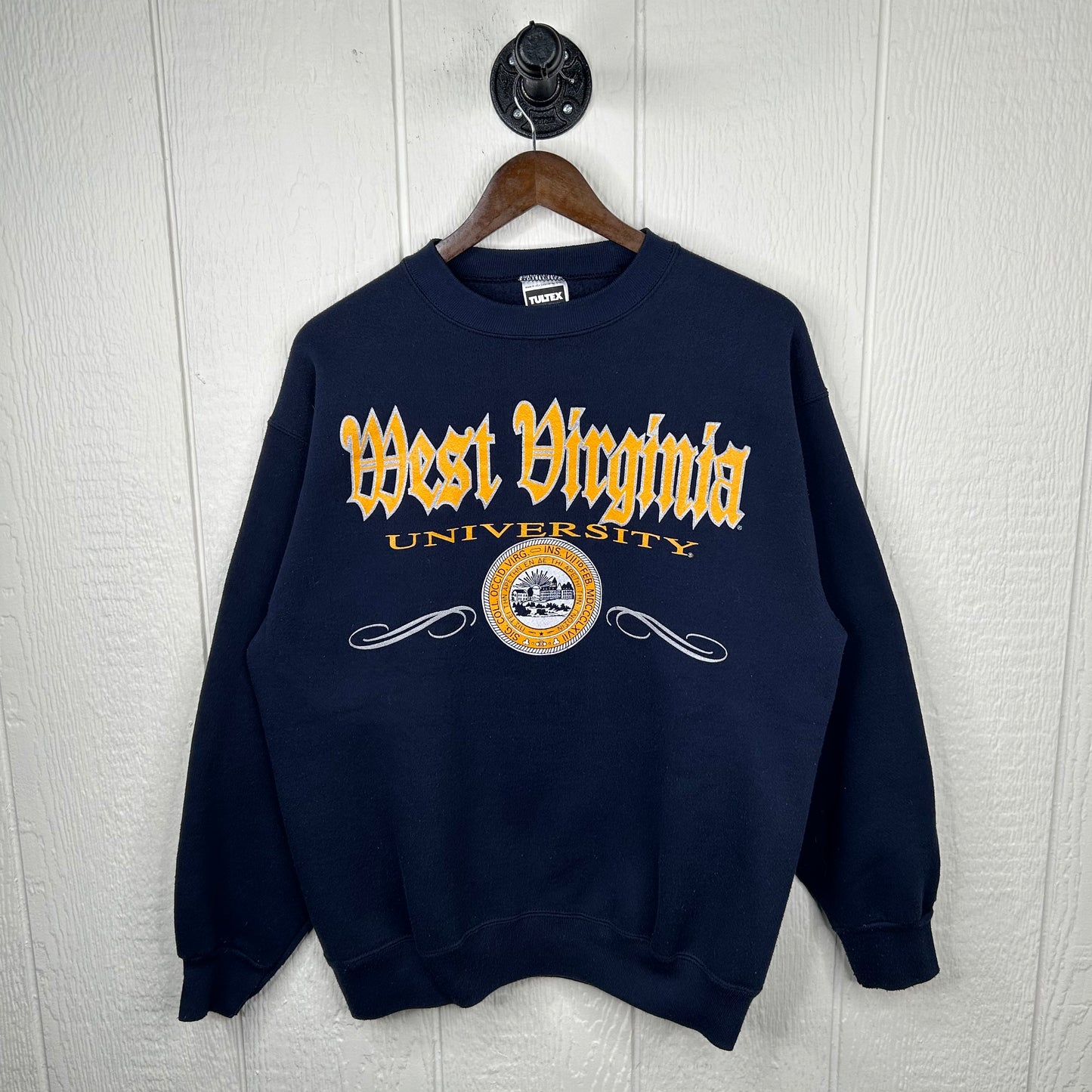 Vintage 90's West Virginia University Seal Crewneck (L)