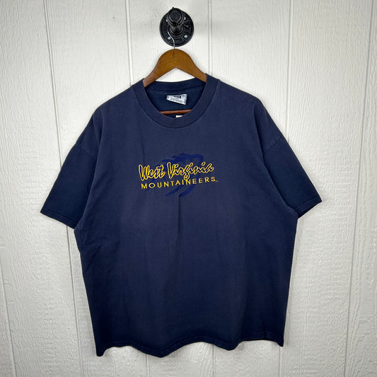Y2K West Virginia Mountaineers Embroidered Tee (XXL)