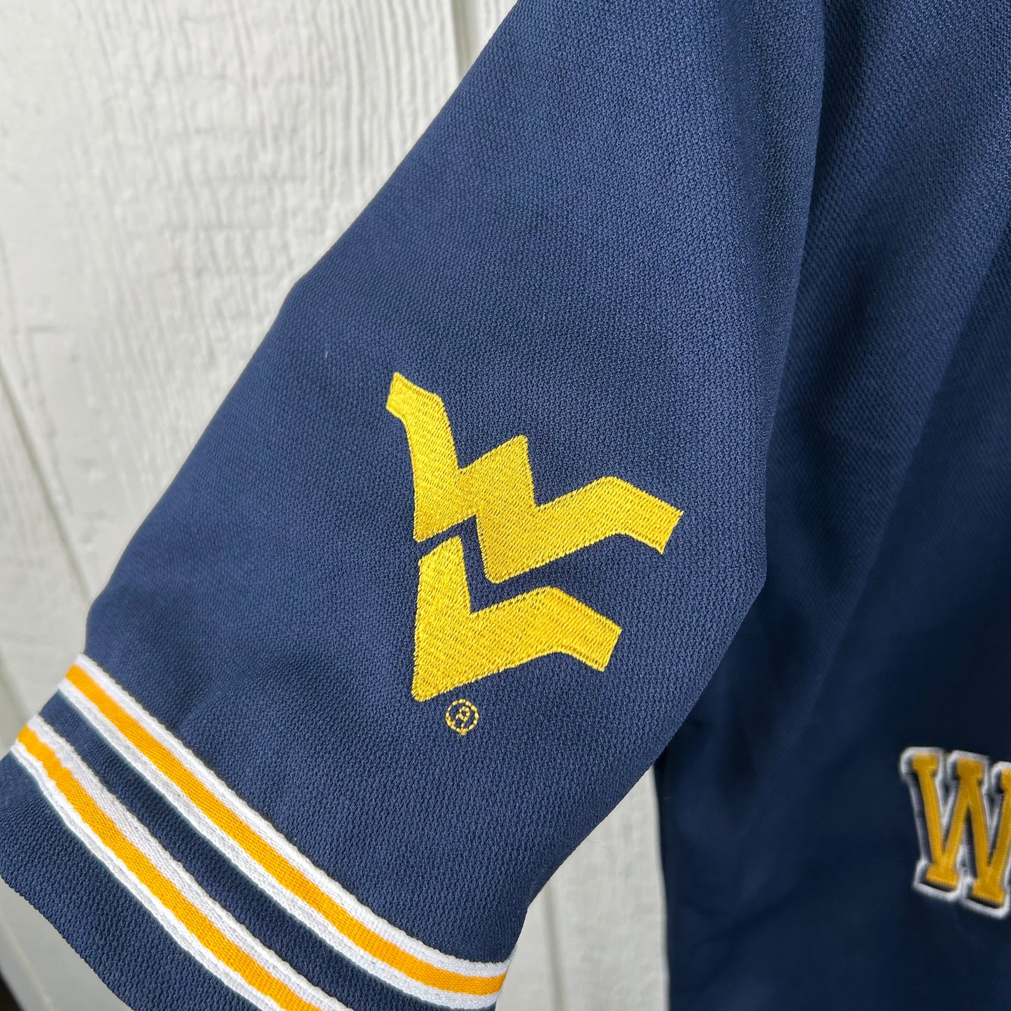 Vintage 90's West Virginia University Baseball Jersey (L)