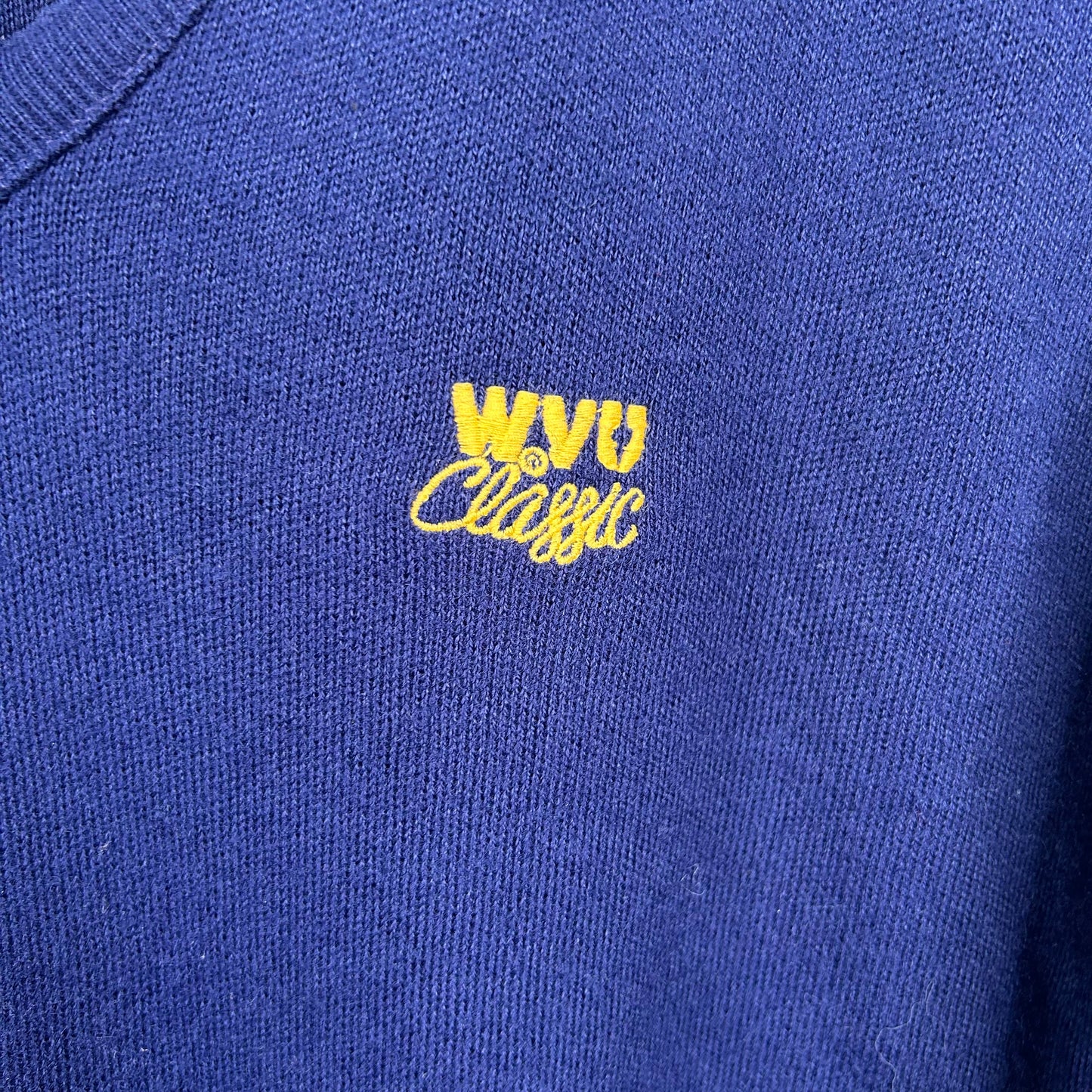 Vintage 80s WVU Golf Classic Sweater (M)