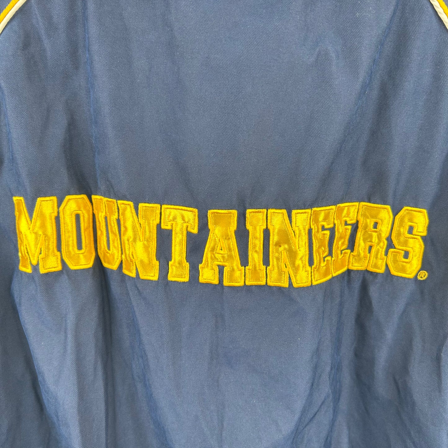 Y2K WVU Mountaineers Full Zip Windbreaker (XL)