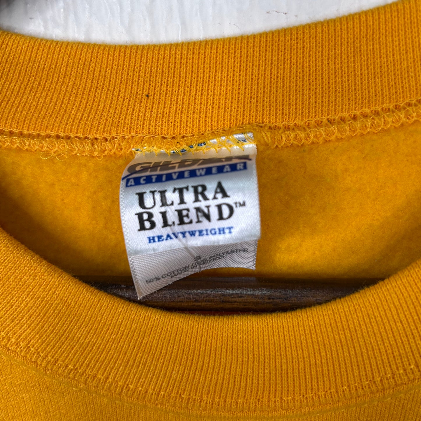 Y2K West Virginia University Gold Rush Crewneck (S)