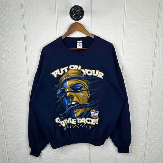 2006 WVU 'Put Your Game Face On' Football Crewneck (XXL)