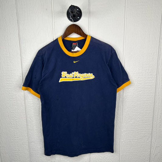 Y2K West Virginia University Nike Center Swoosh Tee (M)
