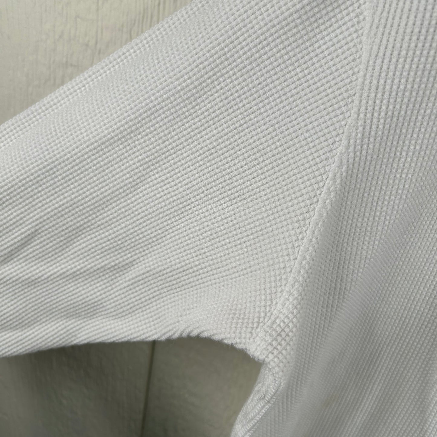 Vintage Ralph Lauren White Thermal Long Sleeve (M)