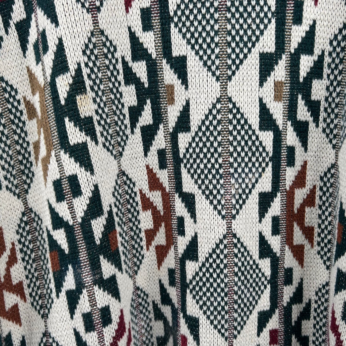 Vintage 80's Funky Pattern Sweater (XL)