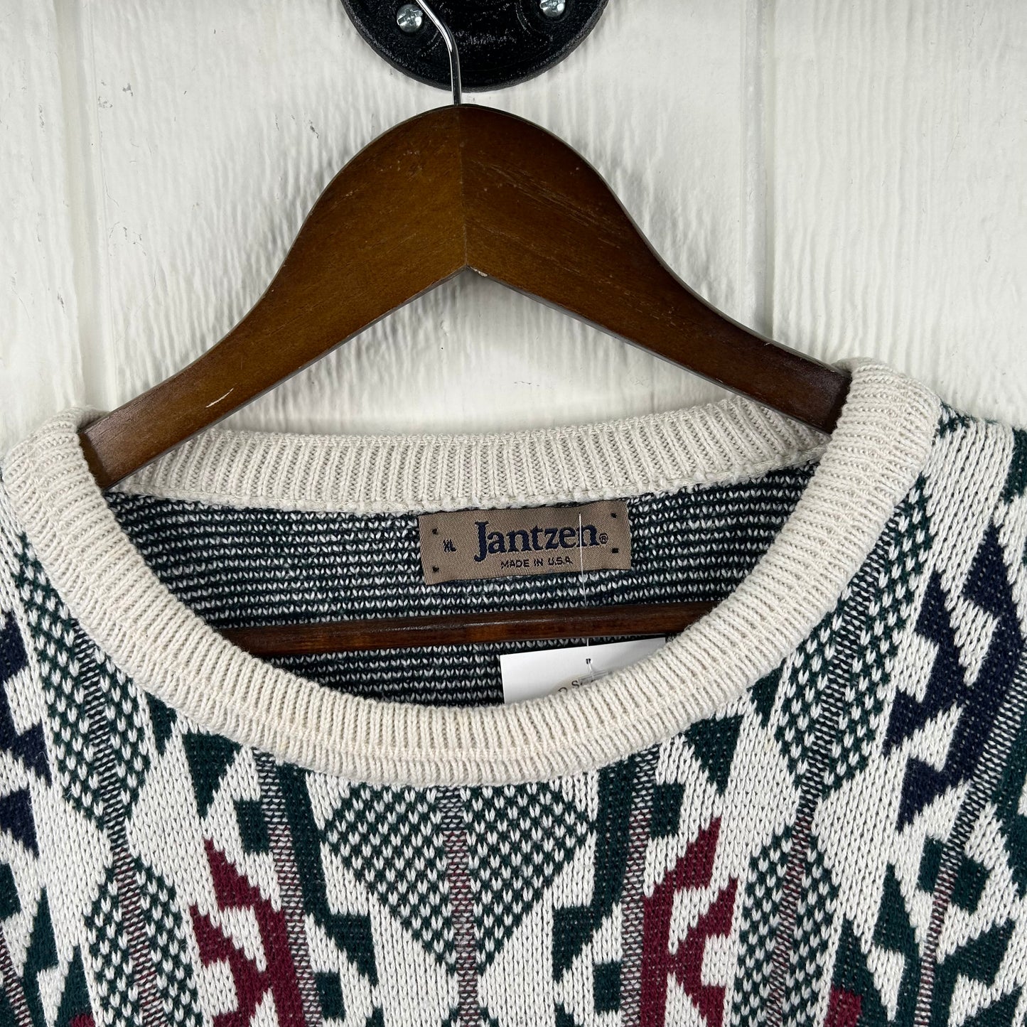 Vintage 80's Funky Pattern Sweater (XL)