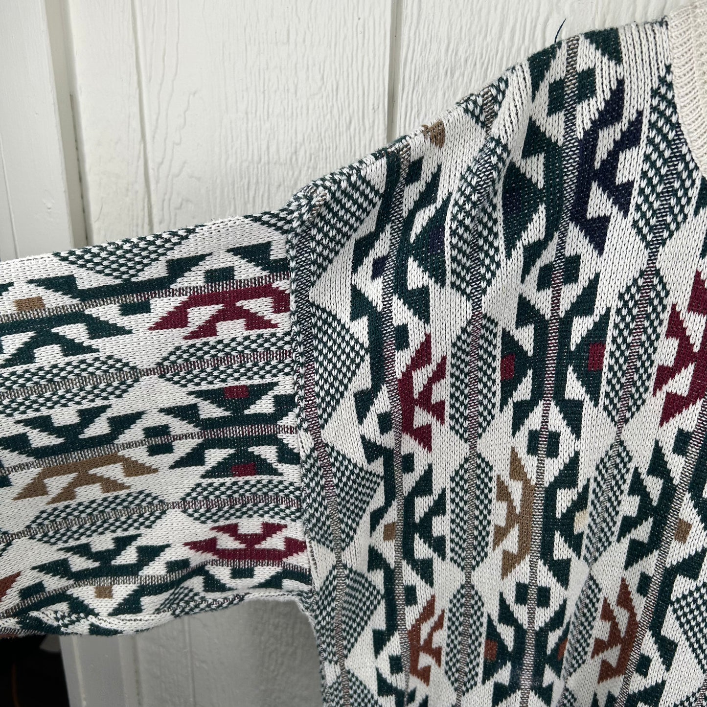 Vintage 80's Funky Pattern Sweater (XL)