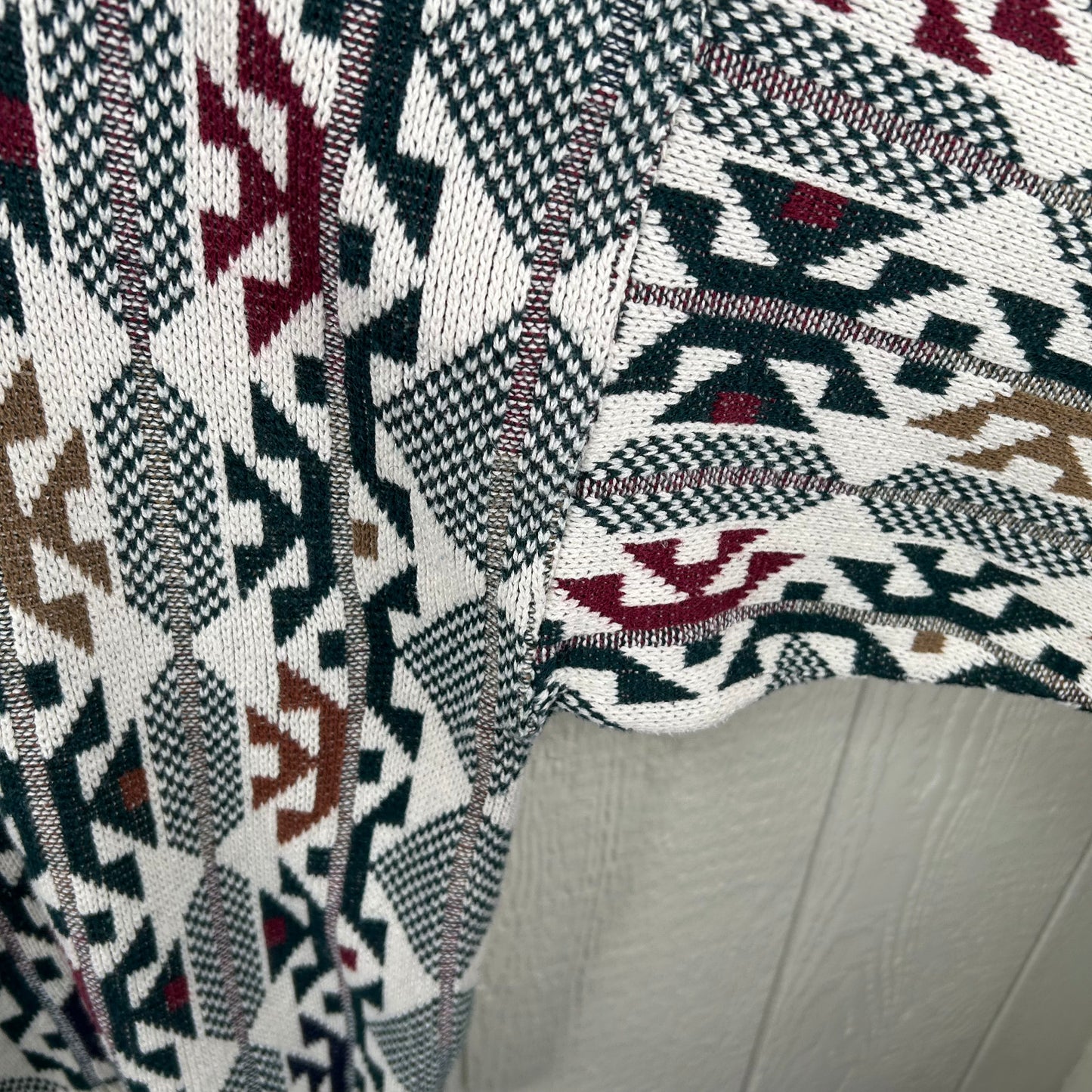 Vintage 80's Funky Pattern Sweater (XL)