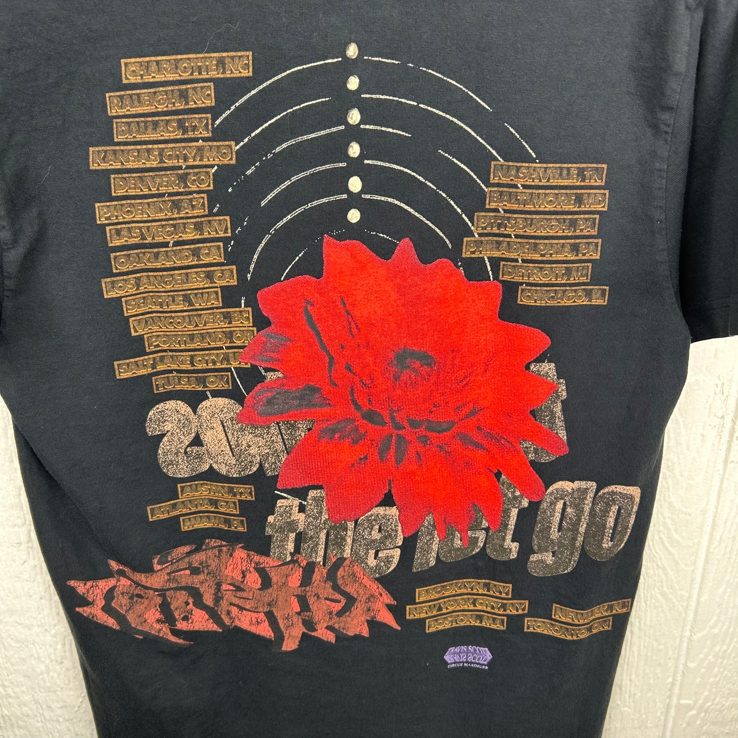 Travis Scott Utopia Double-Sided Tour Graphic Tee (M)