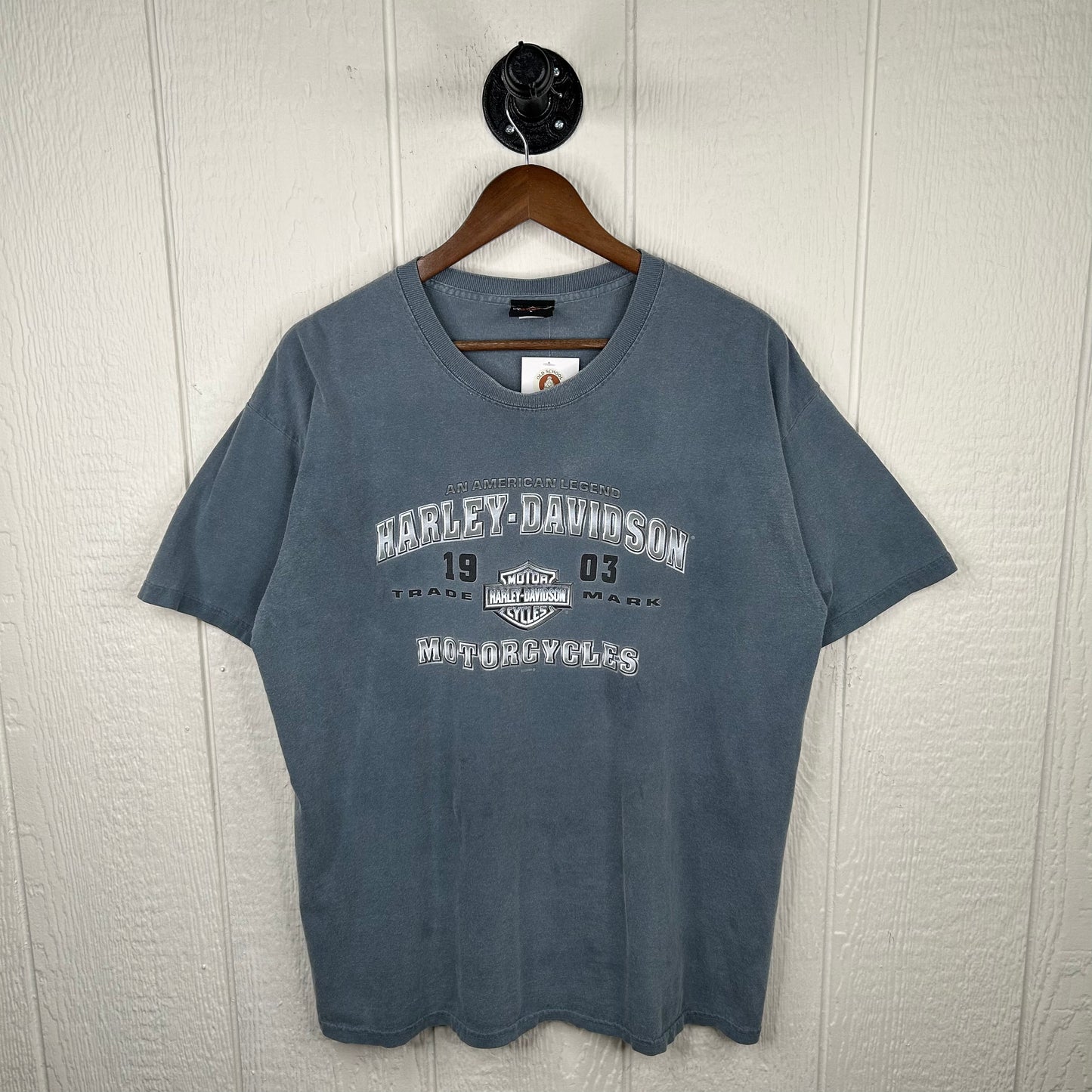 Vintage 90's Harley Davidson Motorcycles Ocean City MD Graphic Tee (L)