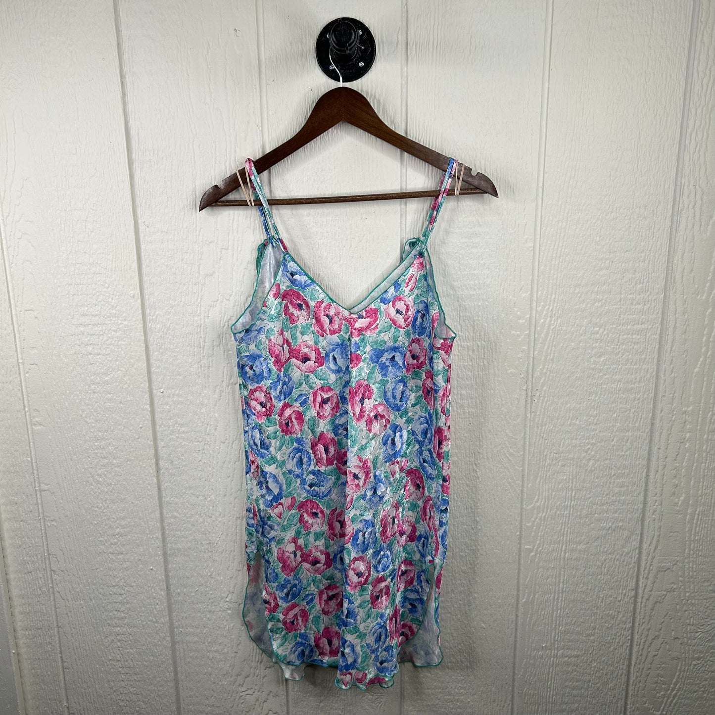 Vintage 80's Floral Dress & Robe Set (S)