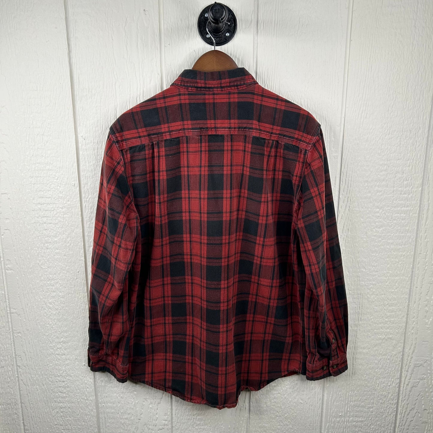 Y2K Carhartt Plaid Button-Up Flannel (M)