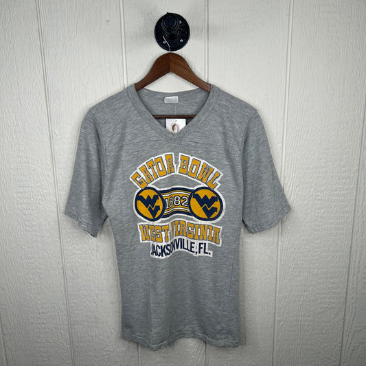 Vintage 1982 WVU Football Gator Bowl Graphic Tee (M)