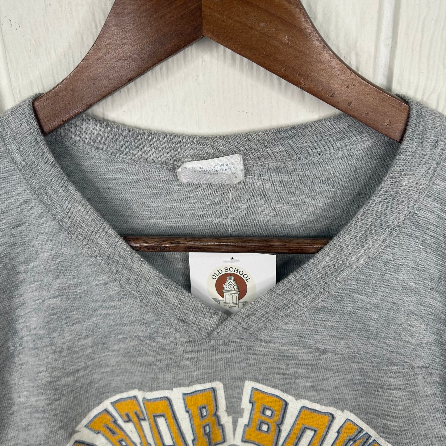 Vintage 1982 WVU Football Gator Bowl Graphic Tee (M)