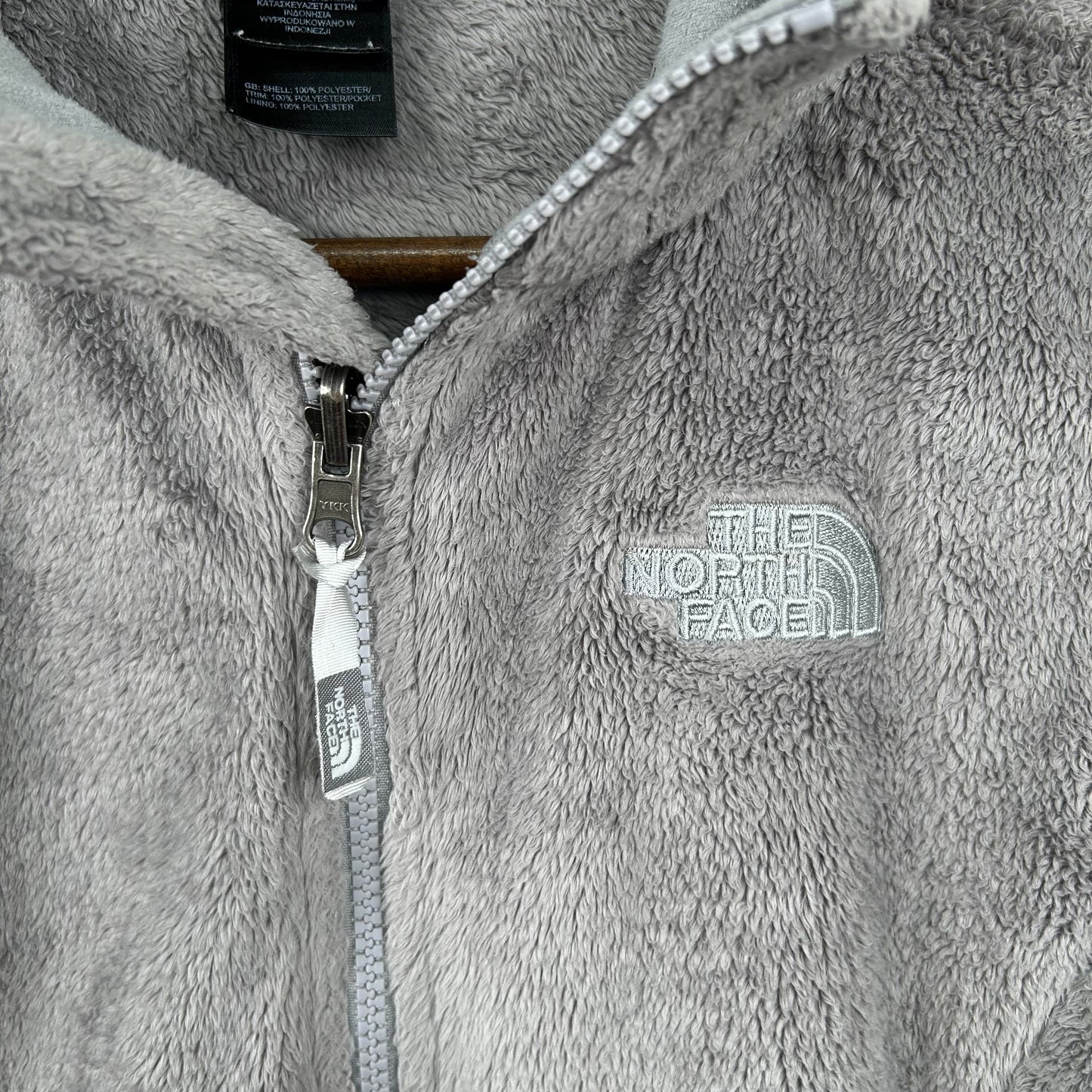 Y2K The North Face Gray Fleece Zip-Up Women's Jacket (S)
