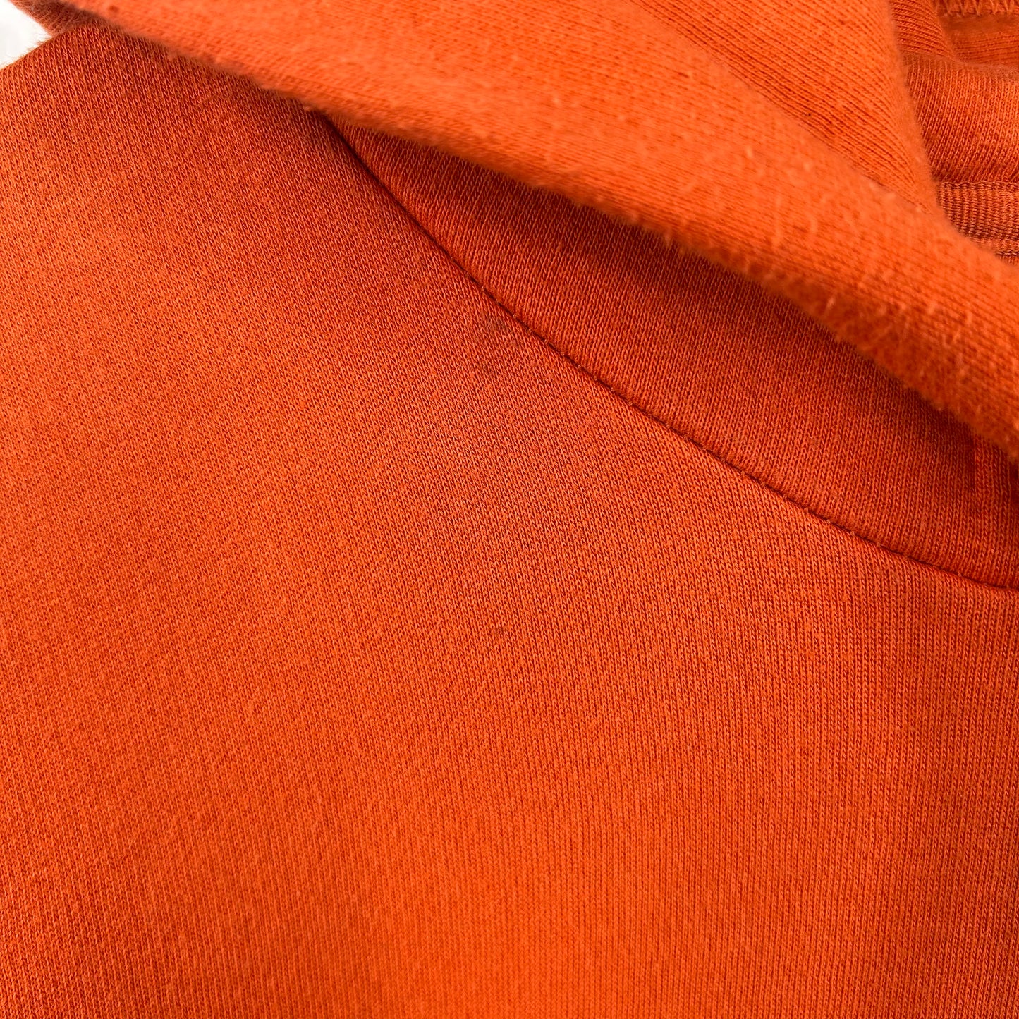 Vintage 90's Sun Faded Orange Nike Hoodie (XL)