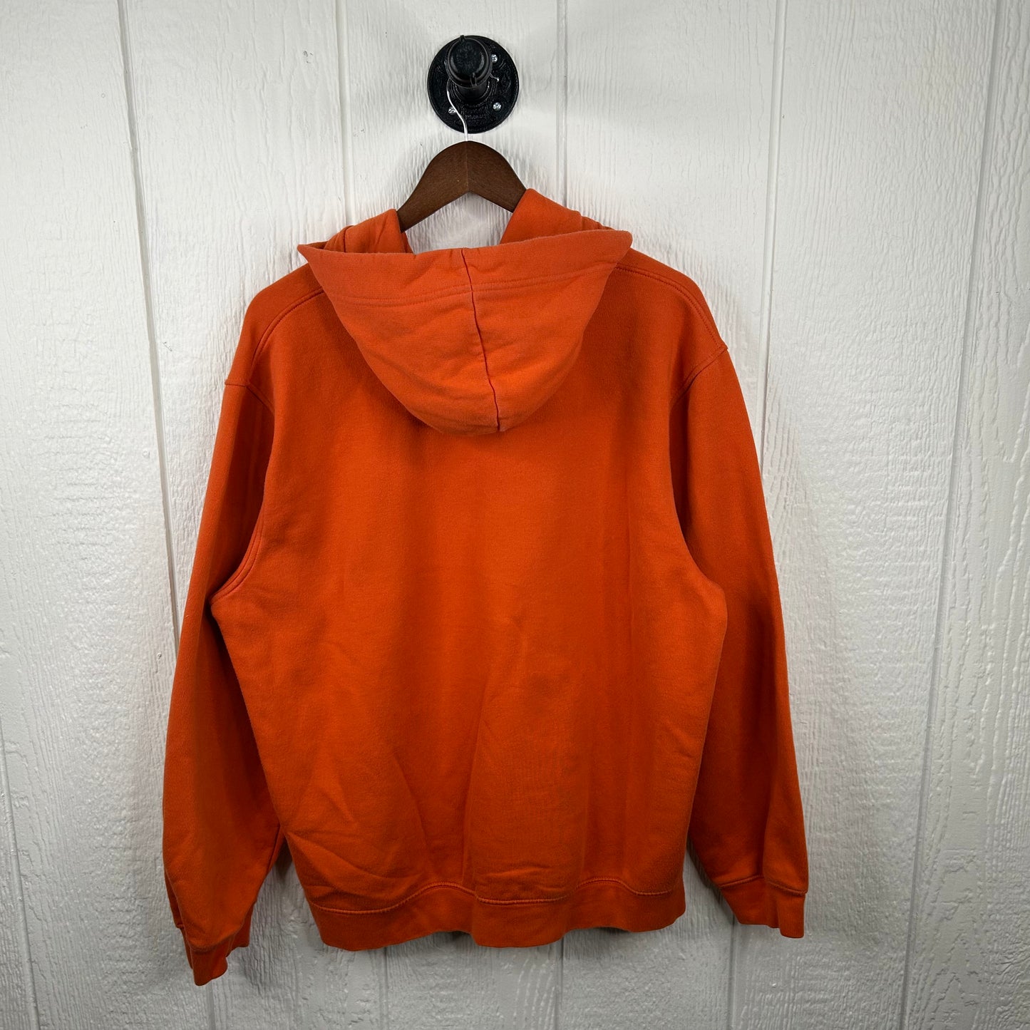 Vintage 90's Sun Faded Orange Nike Hoodie (XL)