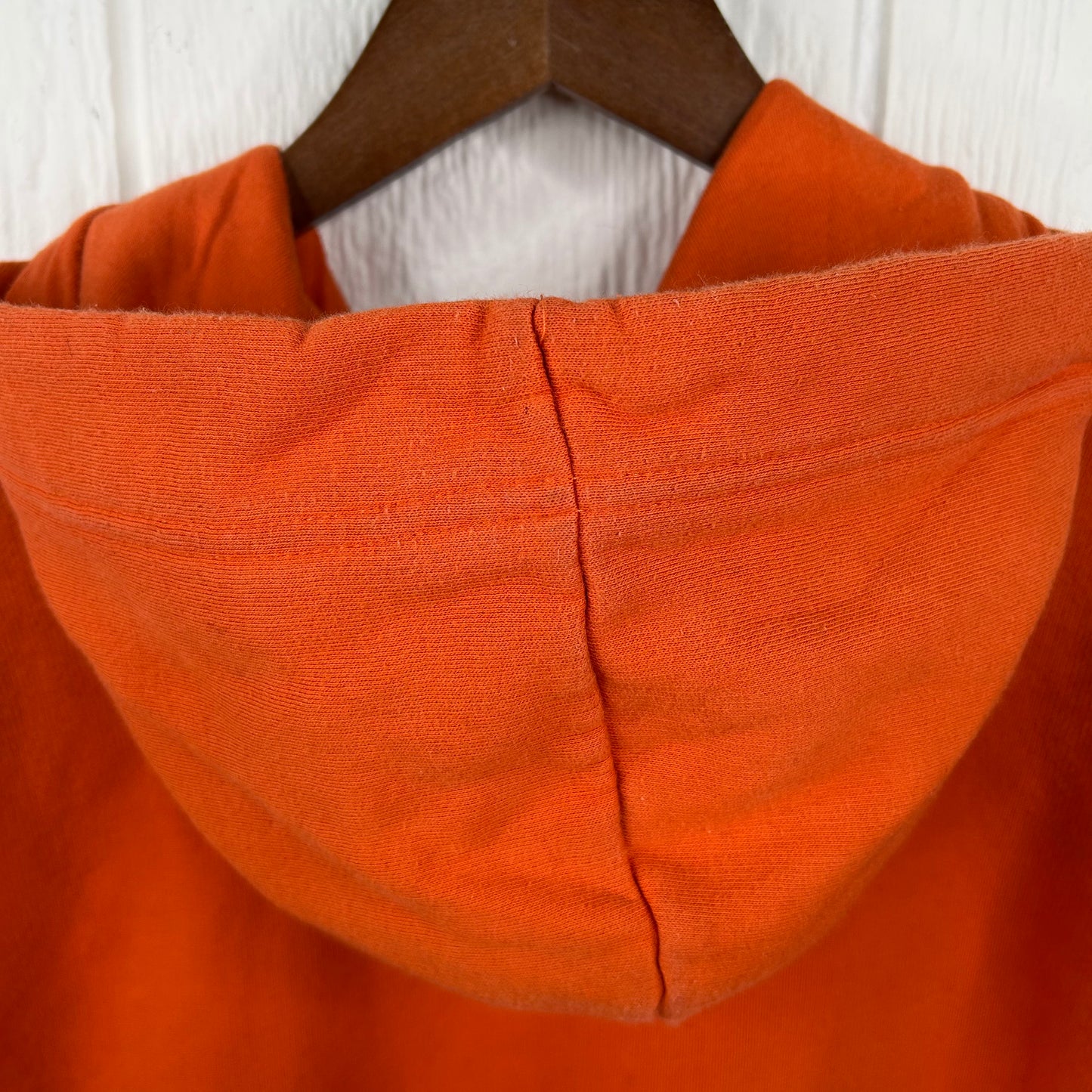 Vintage 90's Sun Faded Orange Nike Hoodie (XL)