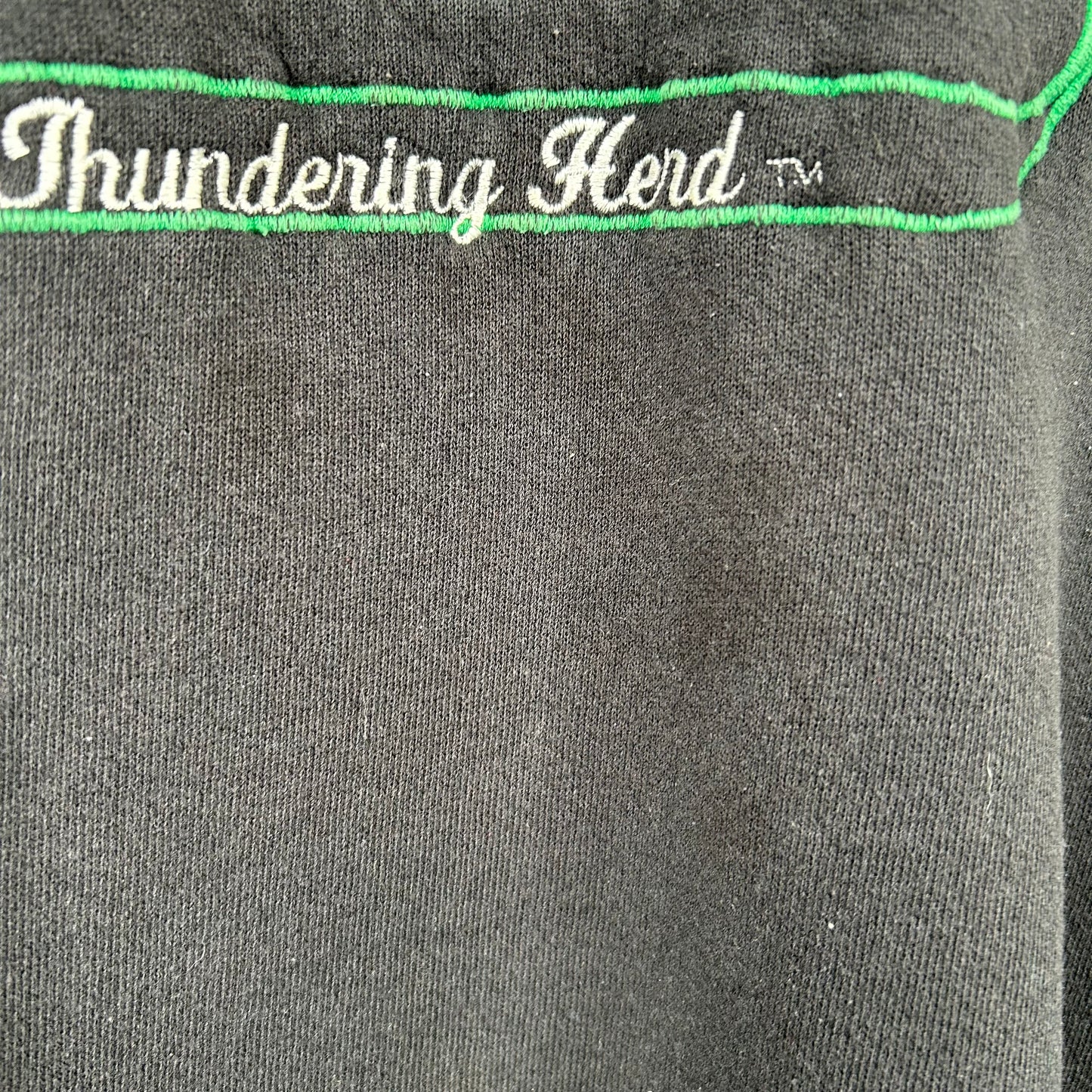 Vintage 90's Marshall University Thundering Hurd Embroidered Crewneck (L)