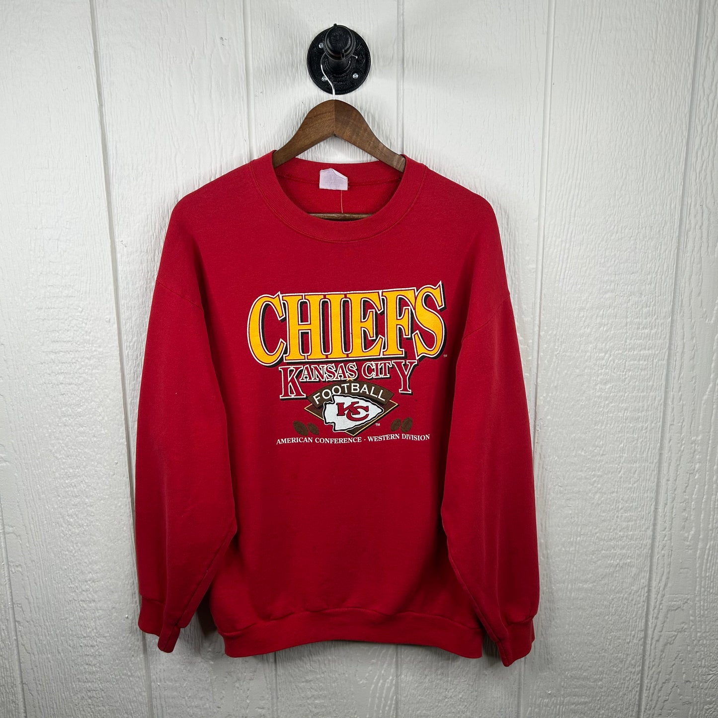 Vintage 90's Kansas City Chiefs Crewneck (XL)