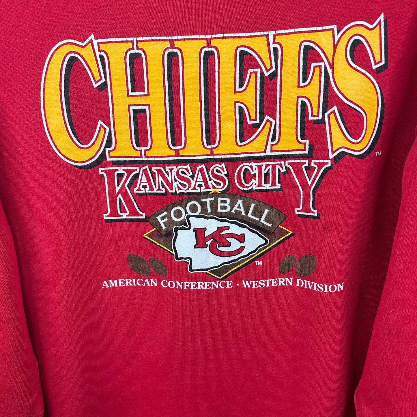 Vintage 90's Kansas City Chiefs Crewneck (XL)