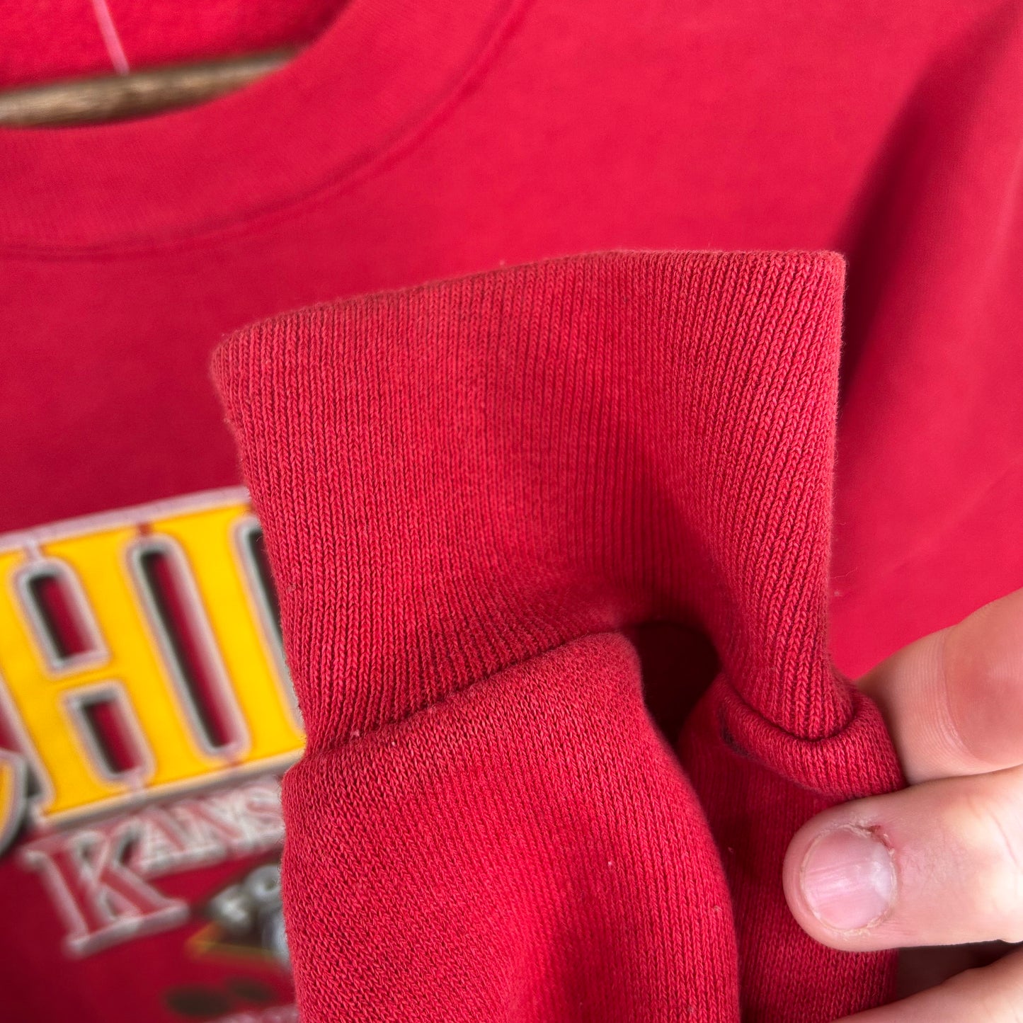 Vintage 90's Kansas City Chiefs Crewneck (XL)