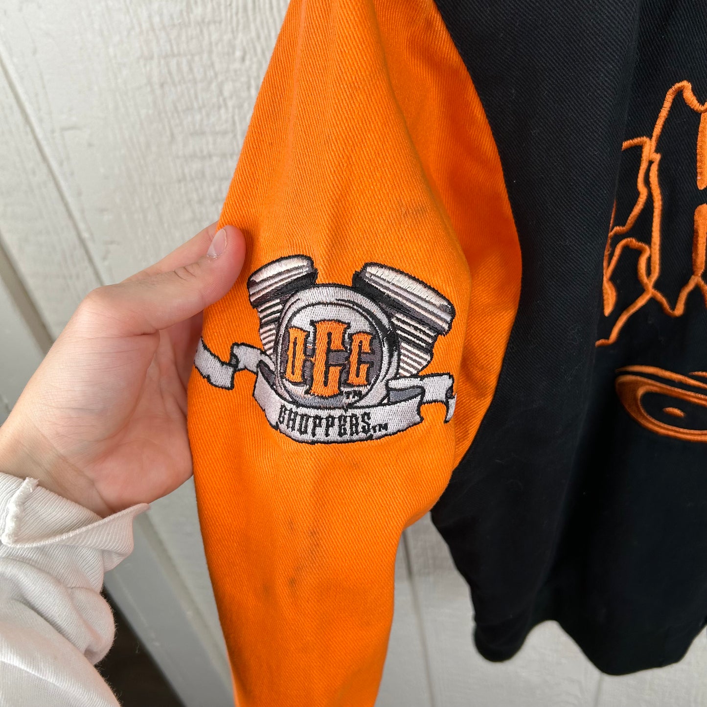 Y2K Orange County Choppers Bomber Jacket (XL)