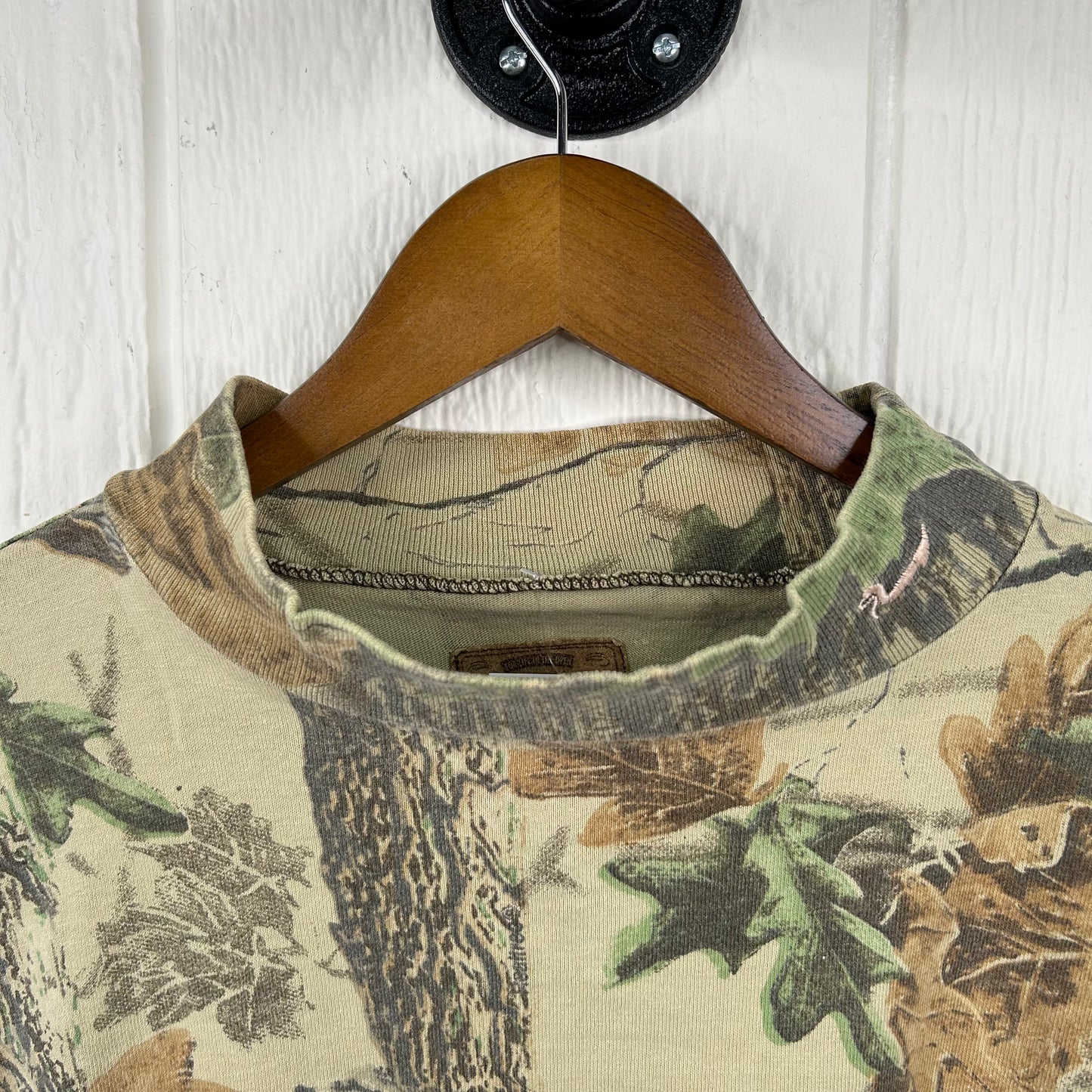 Vintage 90's Heavy Weight Mock Neck Long Sleeve (XL)