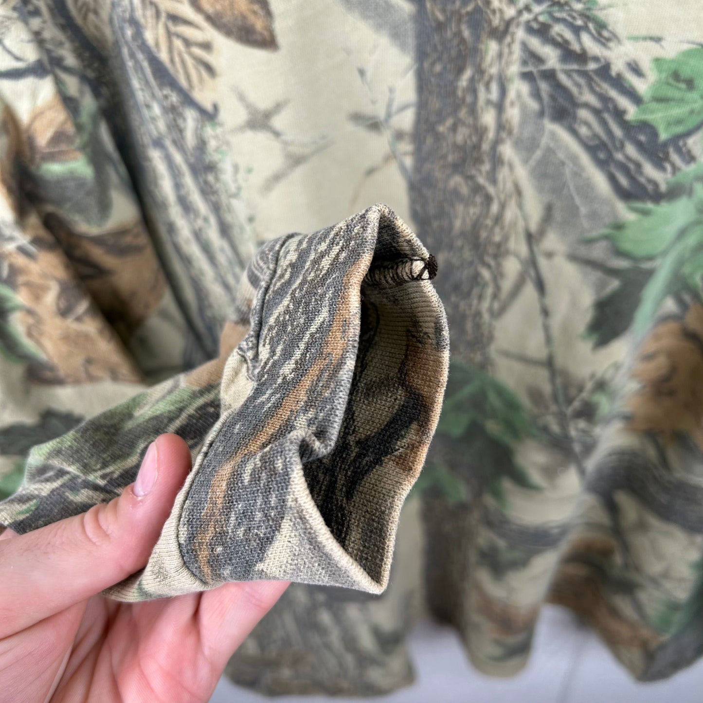 Vintage 90's Heavy Weight Mock Neck Long Sleeve (XL)