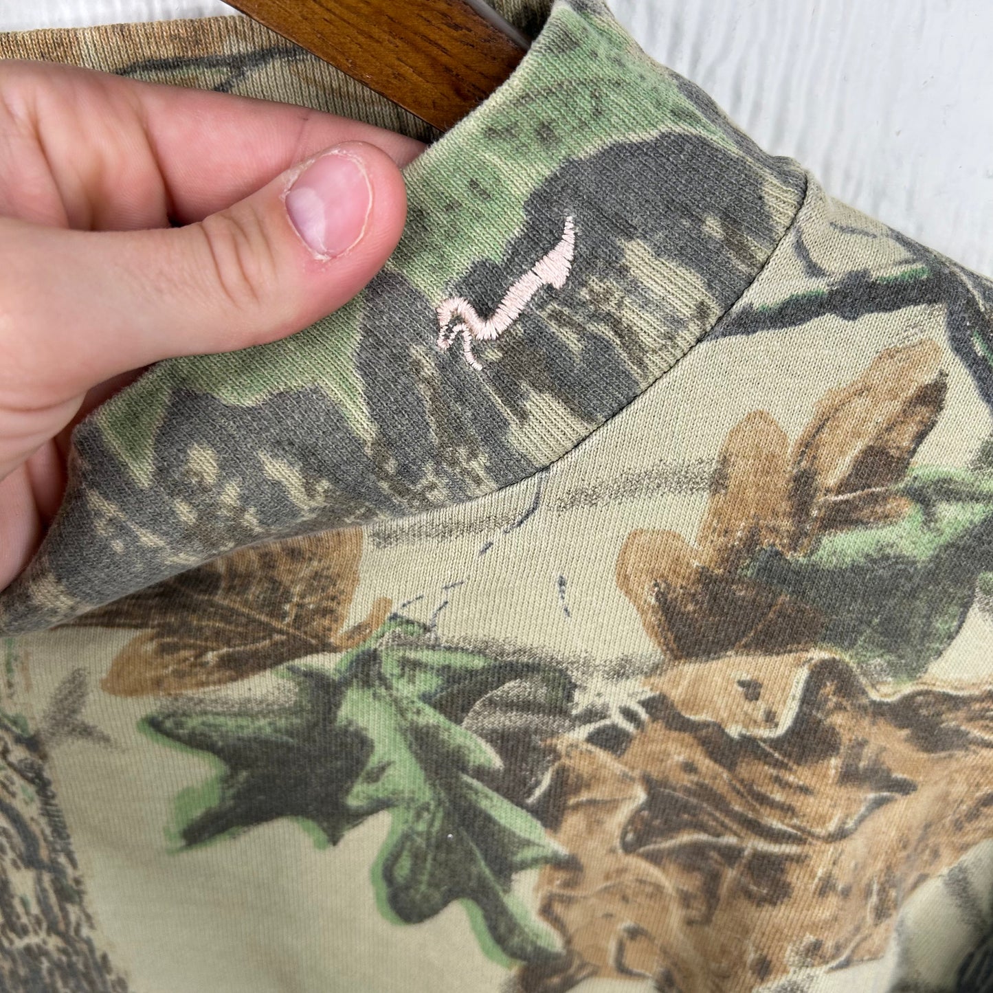 Vintage 90's Heavy Weight Mock Neck Long Sleeve (XL)