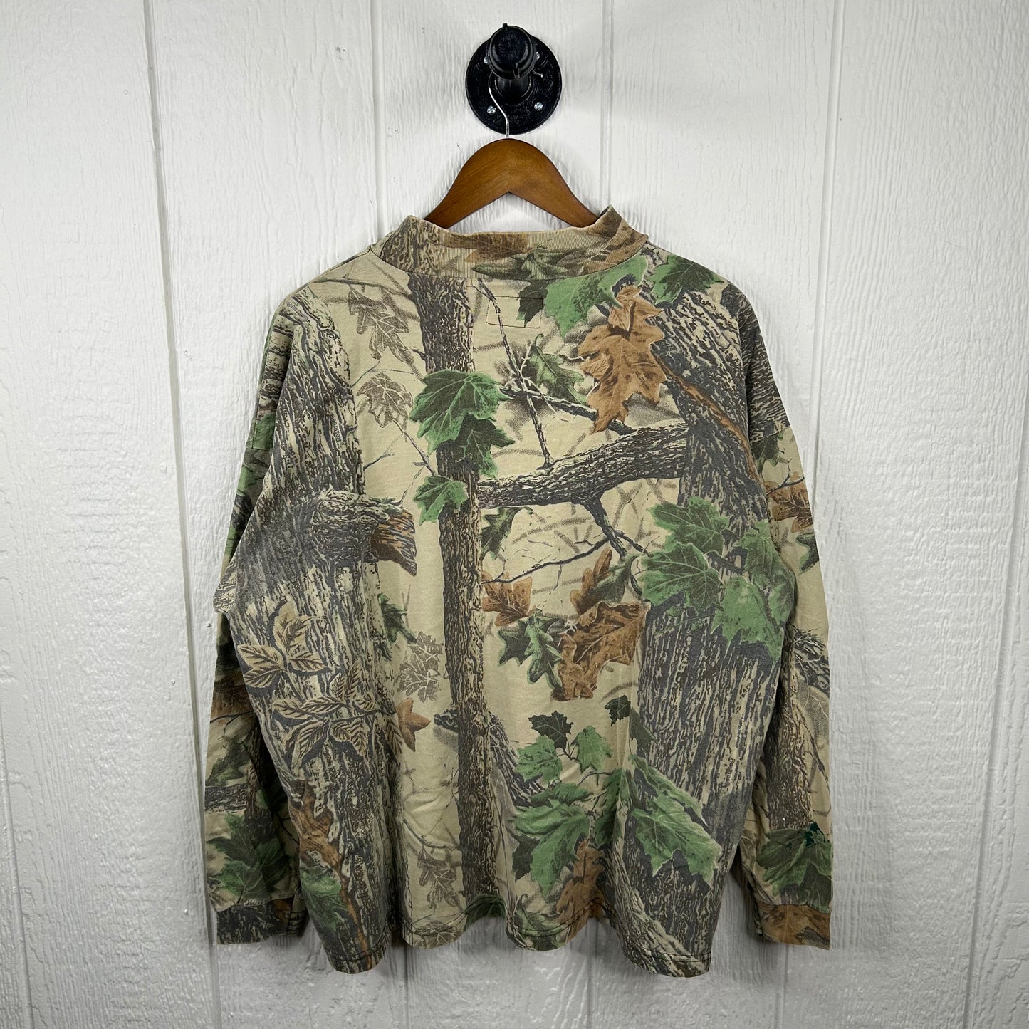 Vintage 90's Heavy Weight Mock Neck Long Sleeve (XL)