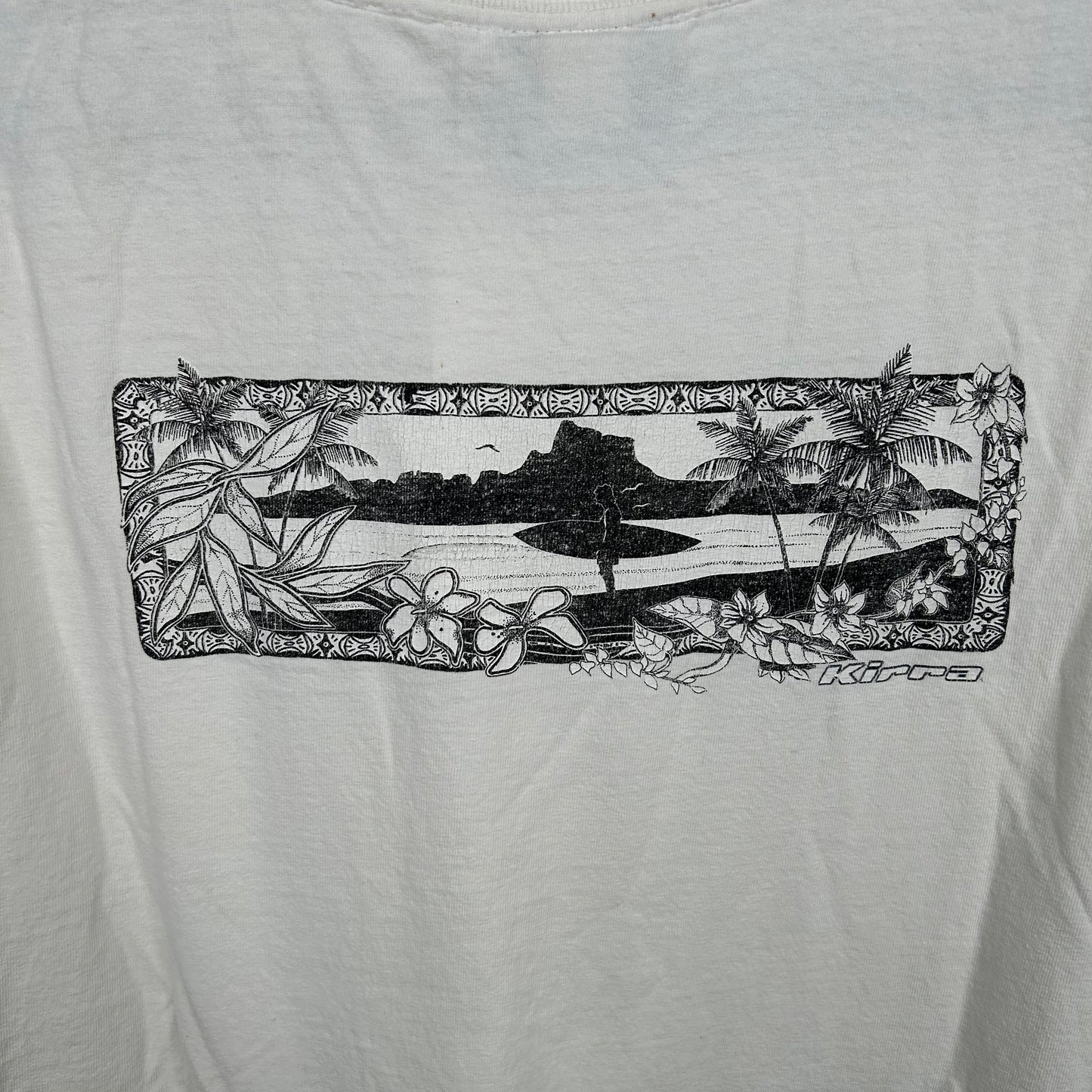 Y2K Kirra Surf Wear Graphic Tee (XL)