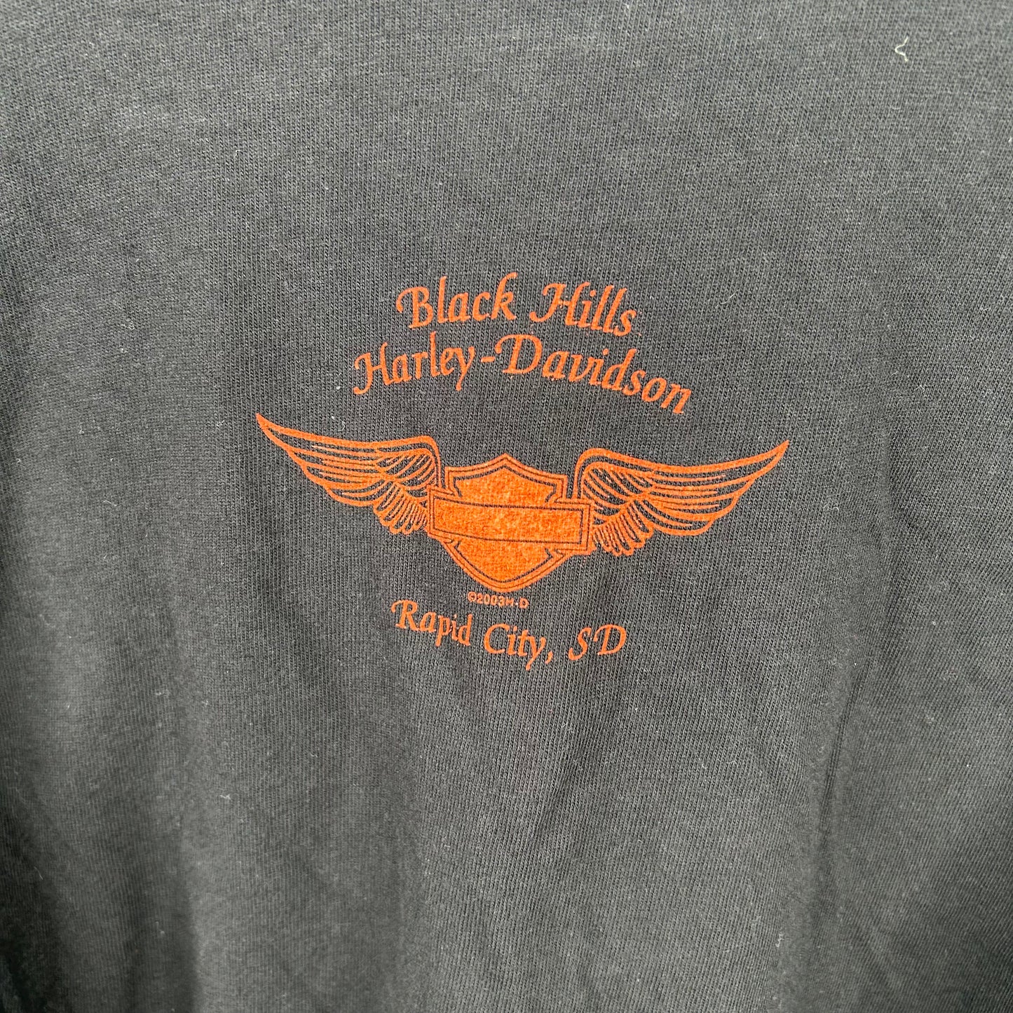 Vintage 90's Harley Davidson Flames Long Sleeve Tee (L)