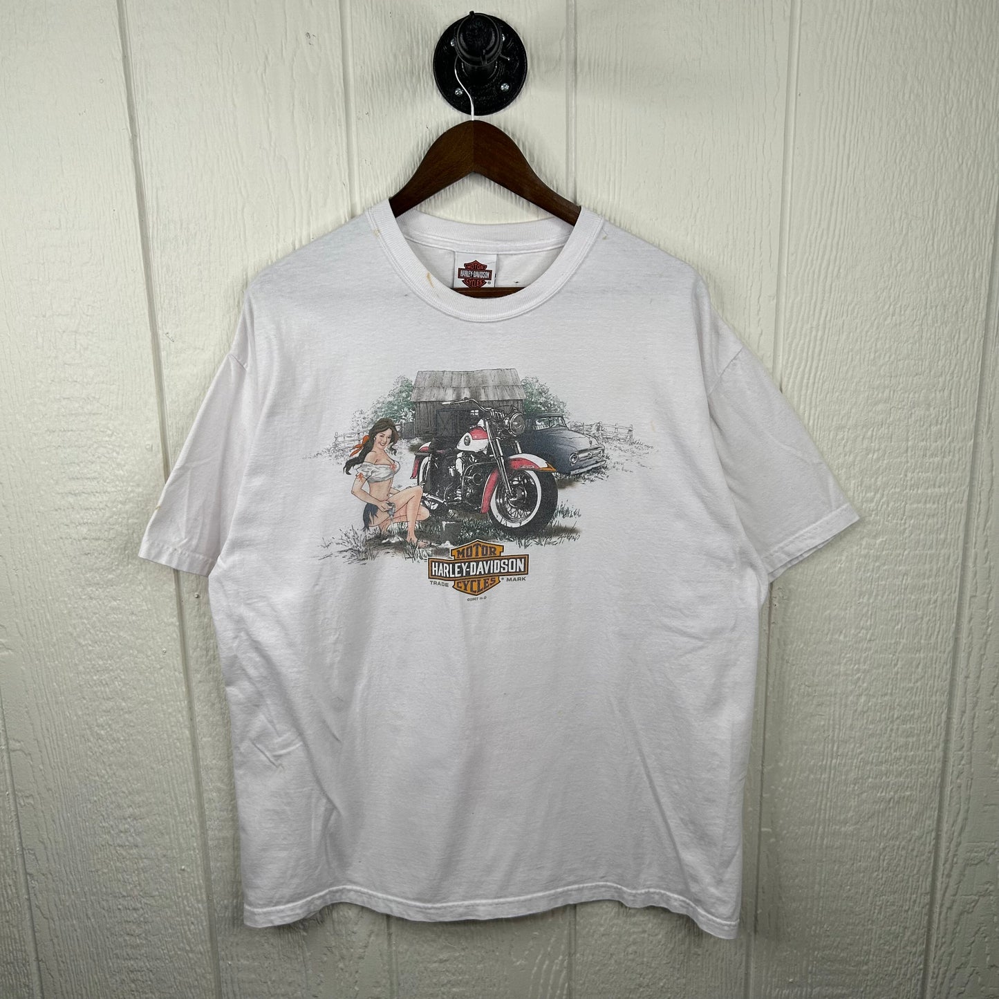 Vintage 90's Harley Davidson Motorcycles Graphic Tee (XL)