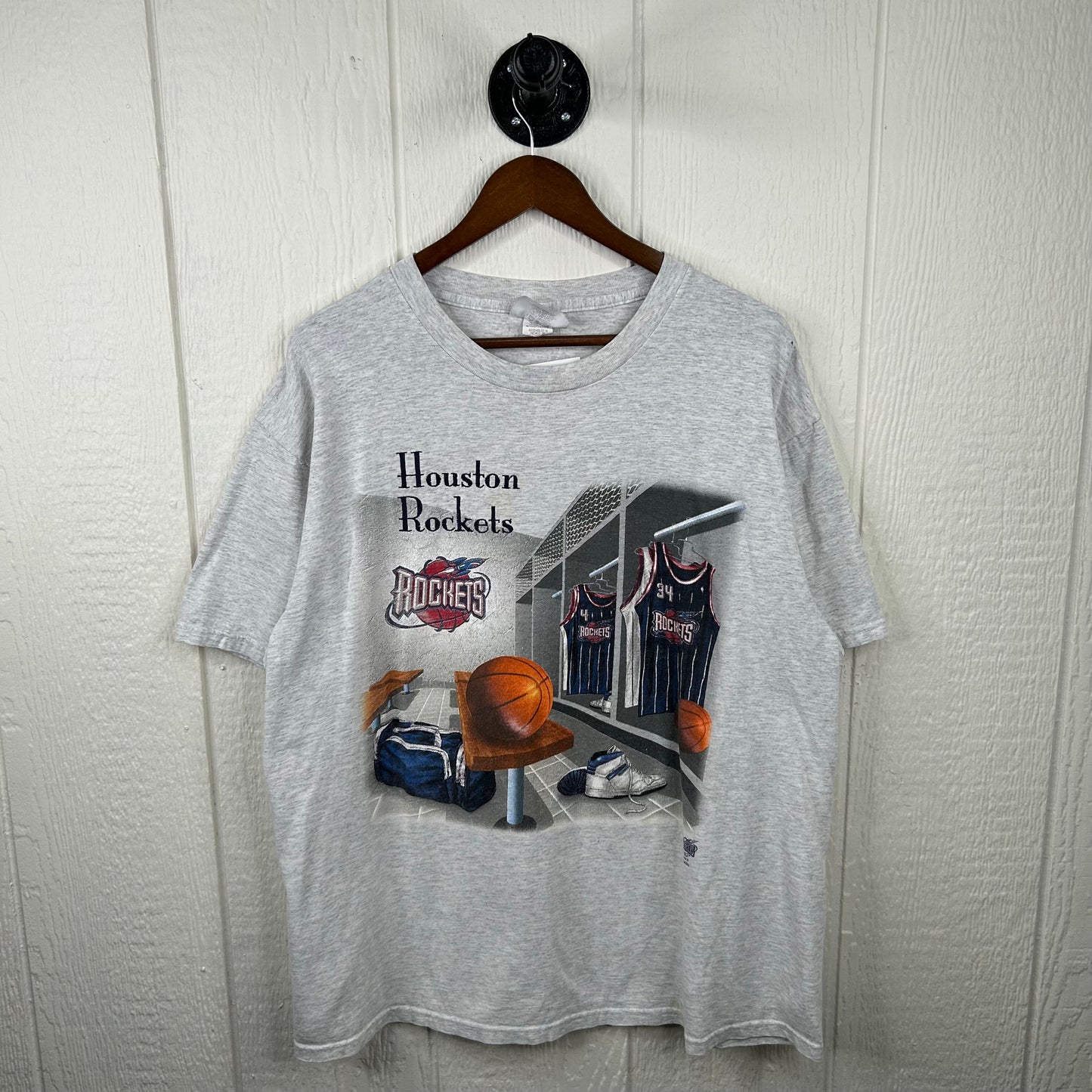 Vintage 90's Houston Rockets Graphic Tee (XL)