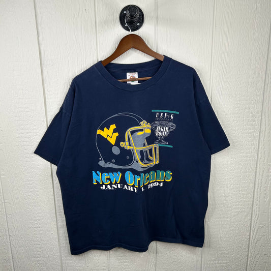 Vintage 1993 WVU Sugar Bowl Graphic Tee (XXL)