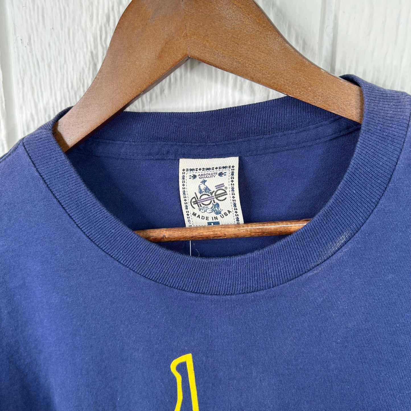 Vintage 90s West Virginia State Outline Tee (L)