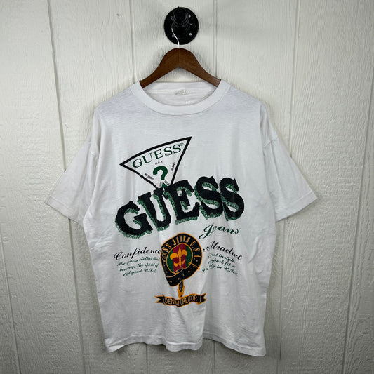 Vintage 90's Guess Jeans Graphic Tee (L)
