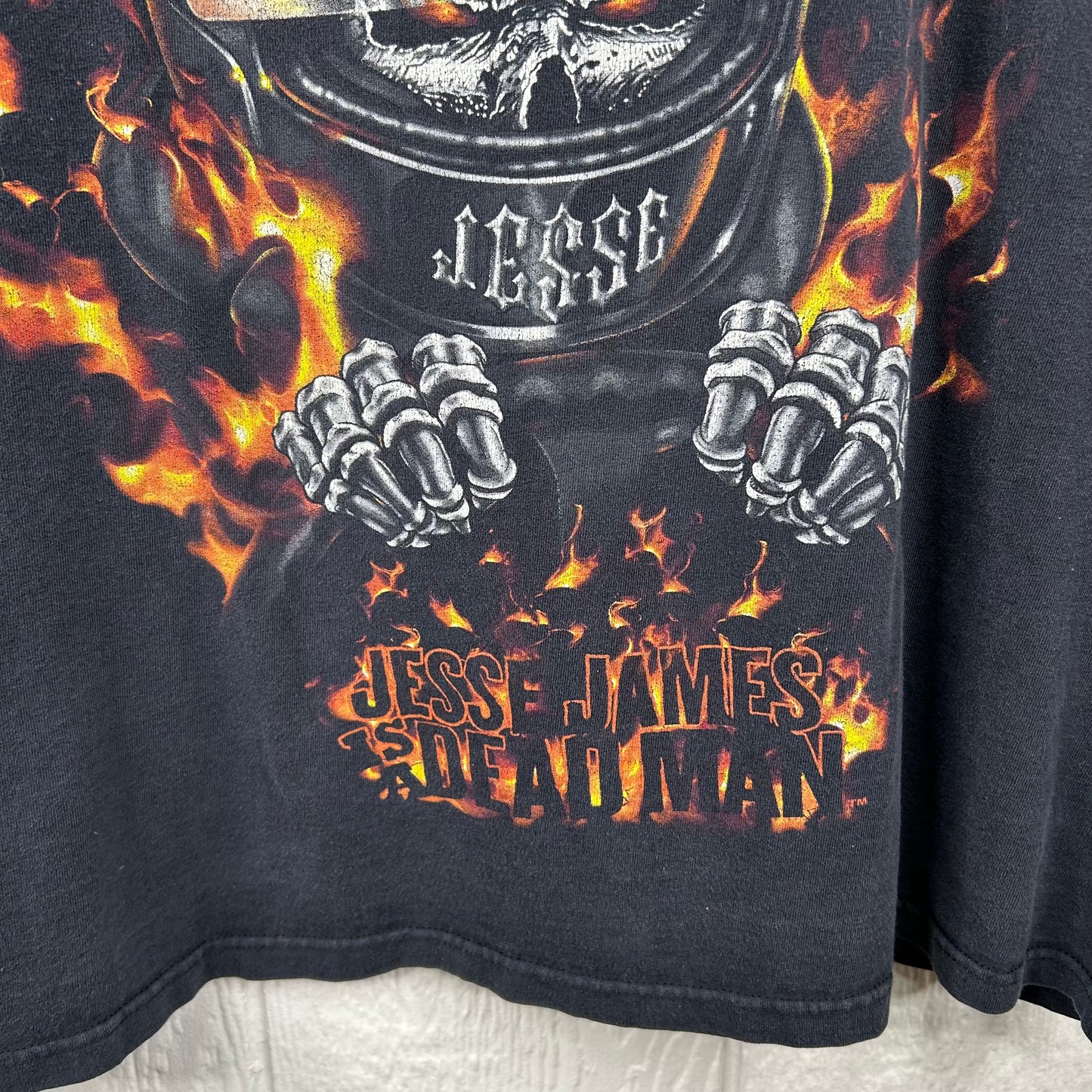 Y2K West Coast Choppers Flames Tee (XXL)