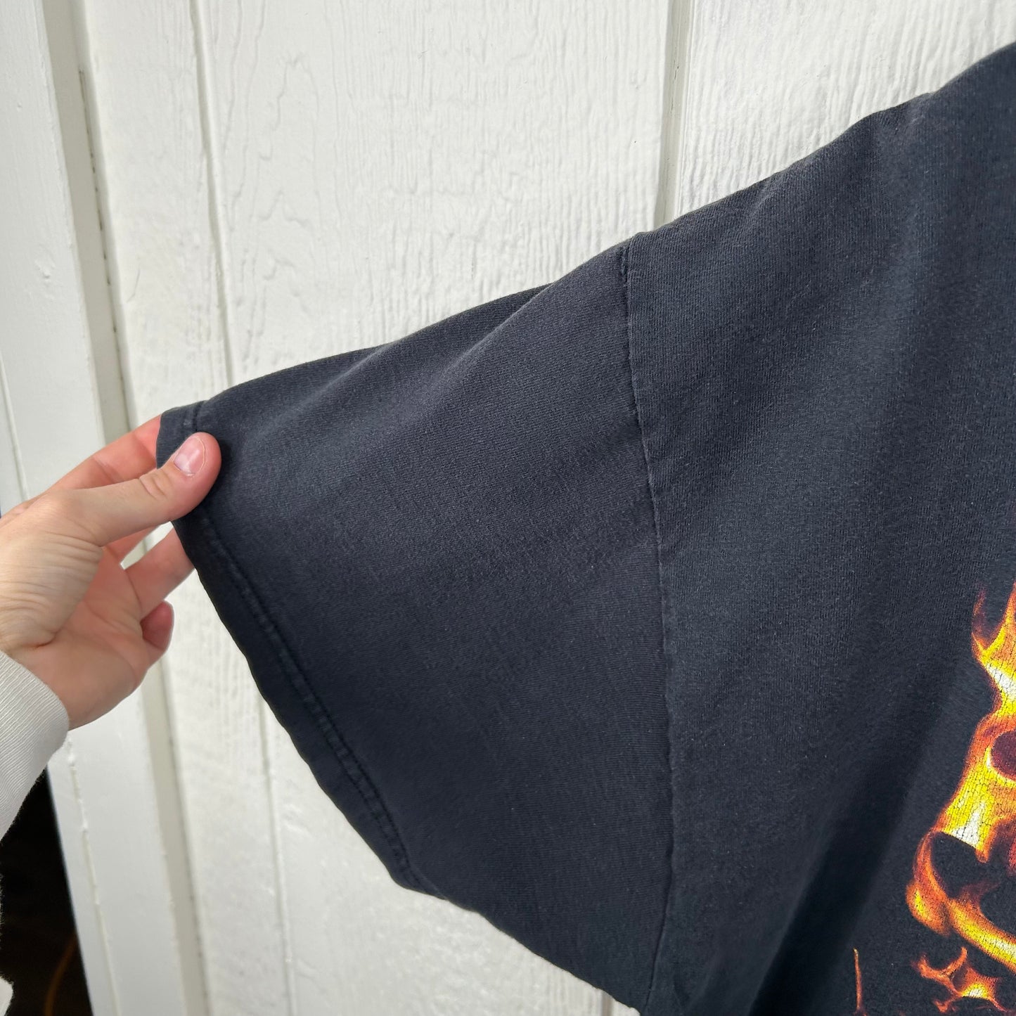 Y2K West Coast Choppers Flames Tee (XXL)