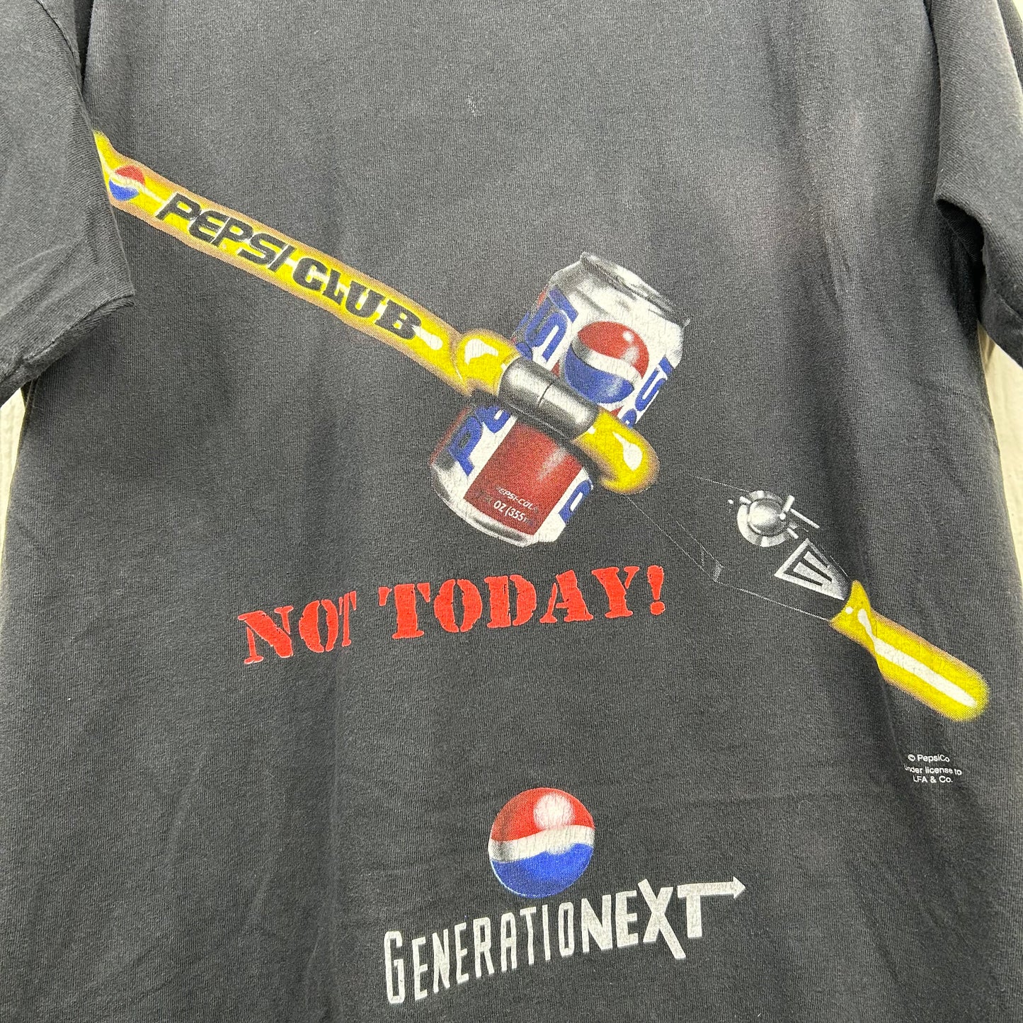 Vintage 90's Pepsi Club Generation Next Graphic Tee (L)