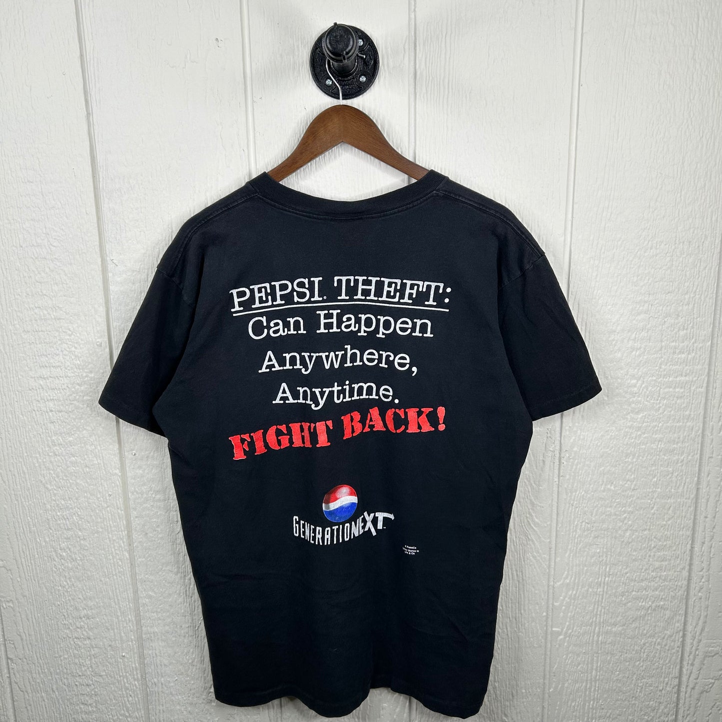 Vintage 90's Pepsi Club Generation Next Graphic Tee (L)