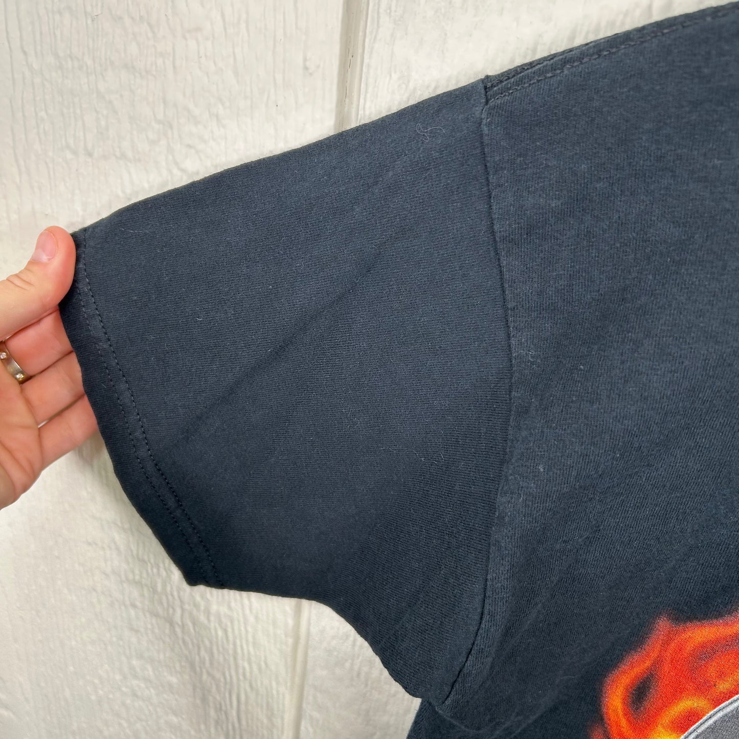 Y2K Orange County Choppers Flames Graphic Tee (M)