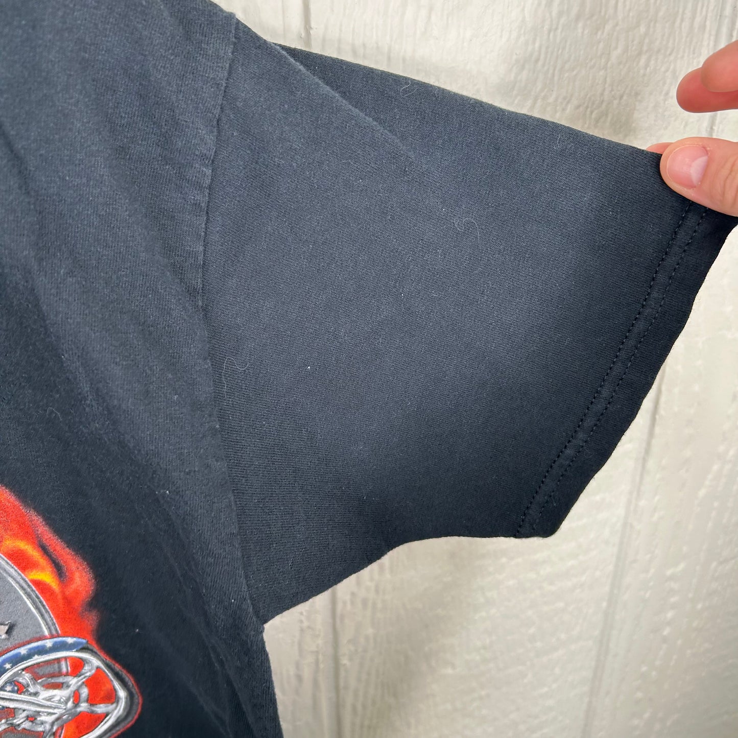 Y2K Orange County Choppers Flames Graphic Tee (M)