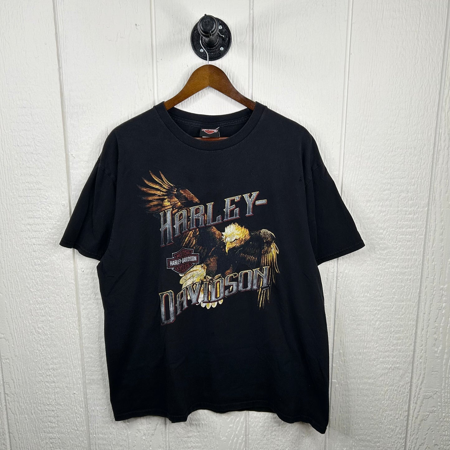 Y2K El Paso Texas Harley Davidson Eagle Graphic Tee (XL)