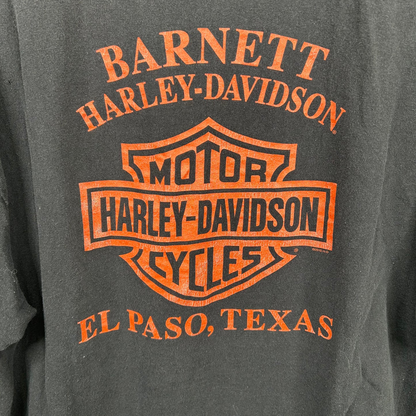 Y2K El Paso Texas Harley Davidson Eagle Graphic Tee (XL)