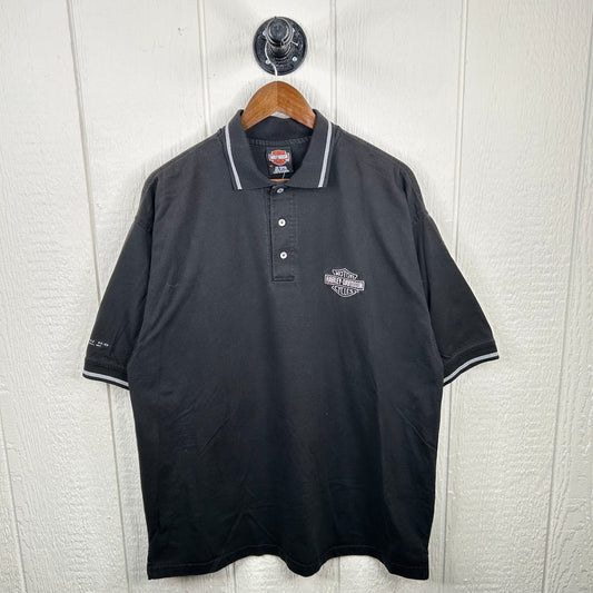 Y2K Harley Davidson Polo Tee (XL)